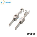 100pcs 2-964300-1 Large two-lobe male pin terminal 2.8 insert DJ615B-2.8×0.8A