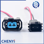 2 Pin Auto waterproof connector Fuel injector plug nozzle NH1 1121700222AB001 6189-0553 For Honda Accord Odyssey CRV Feidu Civic