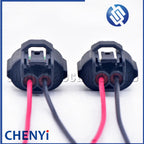 2 Pin Auto Waterproof Connector Auto Car Headlight Fog Lamp Base Harness Plug H8 H9 H11 H16 6189-0935 For Toyota Honda Nissan