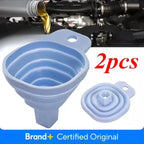 Folding Silicone Funnel for Filling Bottles Kitchen Silicone Funnel Food Grade TPR Collapsible Funnel Kitchen Gadgets Oil Filler