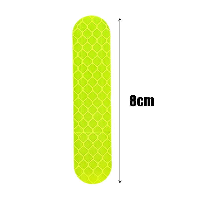 60/10pcs Motorcycle Helmet Reflective Strips Sticker Night Safe Driving Warning Tape General Fluorescent Car Decorative Stickers