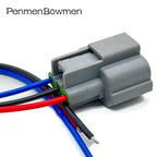 1 Set 3 Pin PU465-03127 PU475-0 Car Ignition Coil High Voltage Pack Electrical Connector Wire Harness for Mitsubishi