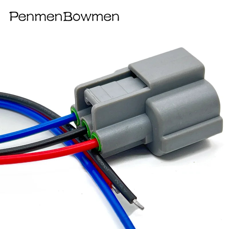 1 Set 3 Pin PU465-03127 PU475-0 Car Ignition Coil High Voltage Pack Electrical Connector Wire Harness for Mitsubishi