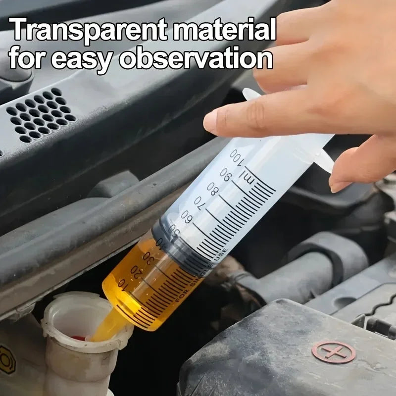 Manual Oil Fluid Extractor Pump Large Capacity Syringe Car Engine Oil Change Vacuum Fluid Suction Transfer Tool with Hose Amagi