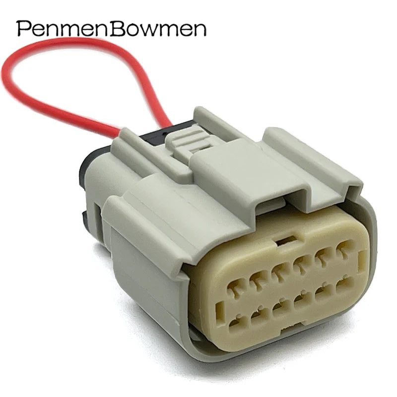 1 Set 12 Pin 33472-1202 Car Jumper Compatible Electrical Cable Connectors Wire Harness Plug for Harley GTS Radio
