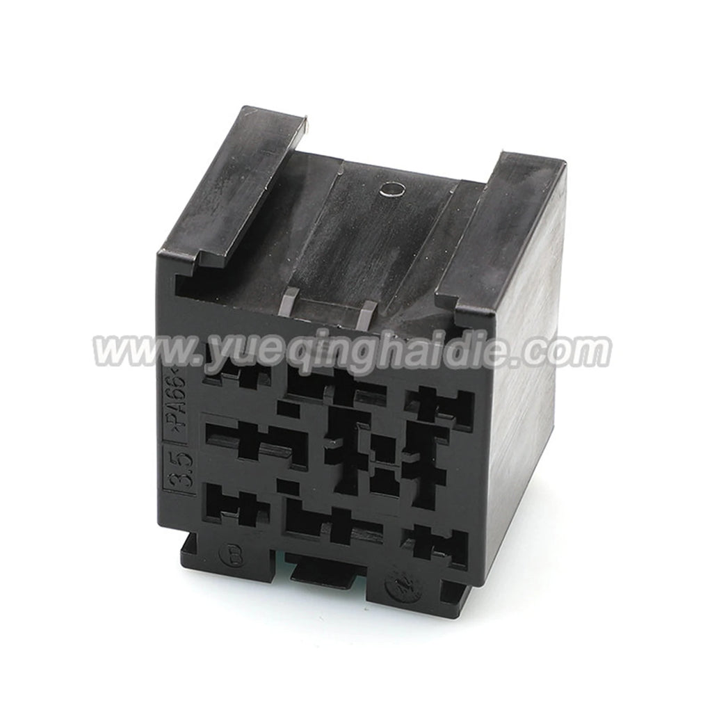 9-PIN Unsealed Hybrid Wire Automobile Connector 3.5mm 6.3mm Female Connectors Cable Socket Wiring Harness 185403-2
