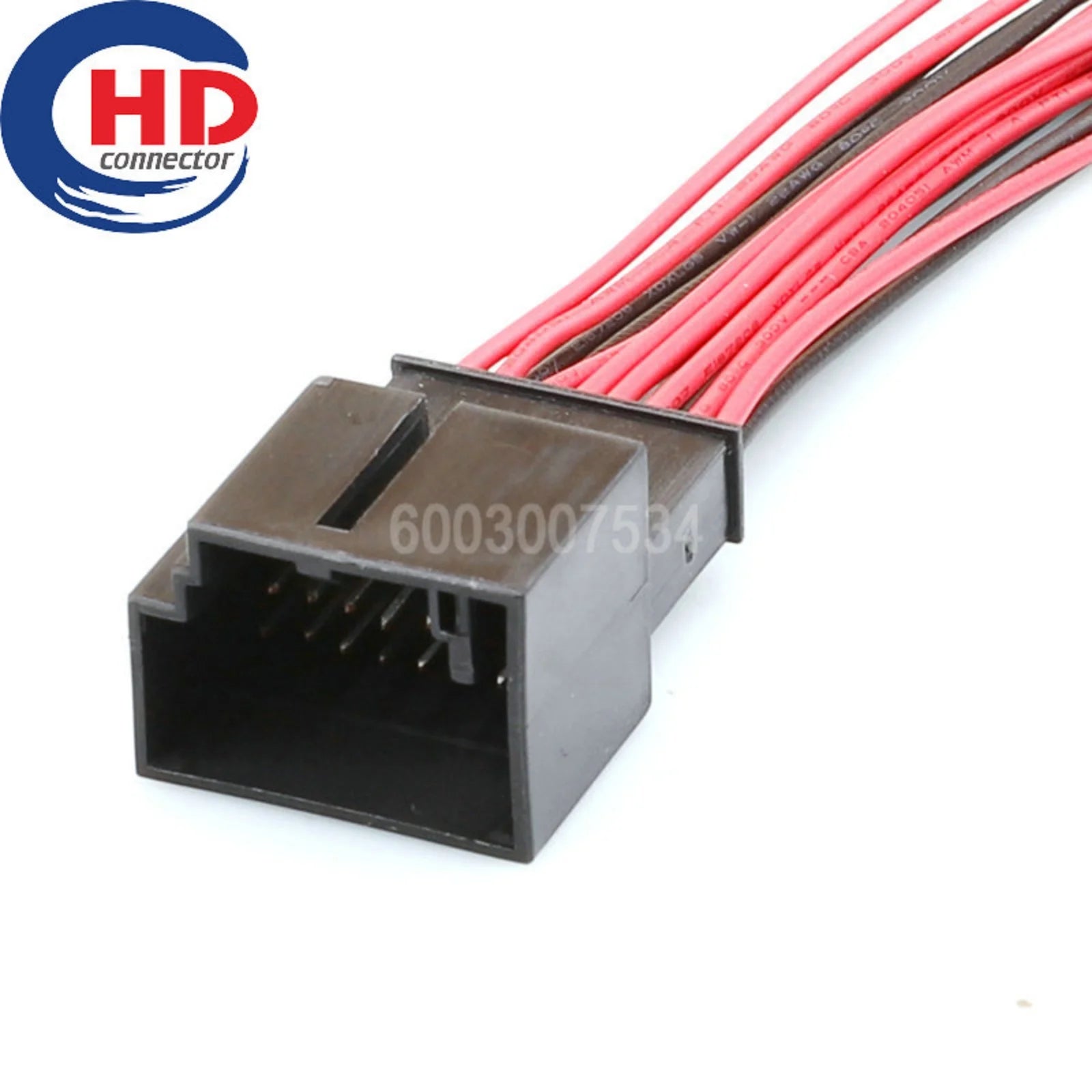 16 pin Starter 95B972728 Male Connector Car Rearview Mirror Steering Lock Handbrake Switch Wiring Socket