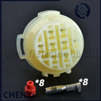 8 Pin Automotive Sealed socket waterproof auto connector 2.0mm male or female speaker plug sensor connectors 6187-8691 6180-8451