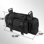 6pcs/set Universal Car Backrest Wall Hang Seat Back Storage Bag Organize Molle Panel with 5 Detachable Pouch,Outdoor Campe Hike