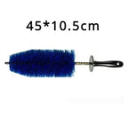 Car Wheel Multifunction Cleaning Brush Long Soft Handle Rim Hub Microfiber Brush Tire Detail Brush Auto Motorcycle Washing Amagi