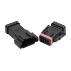 132015-0130 male and female 132015-0134 automotive waterproof connector ITT type 8-hole plug with terminal