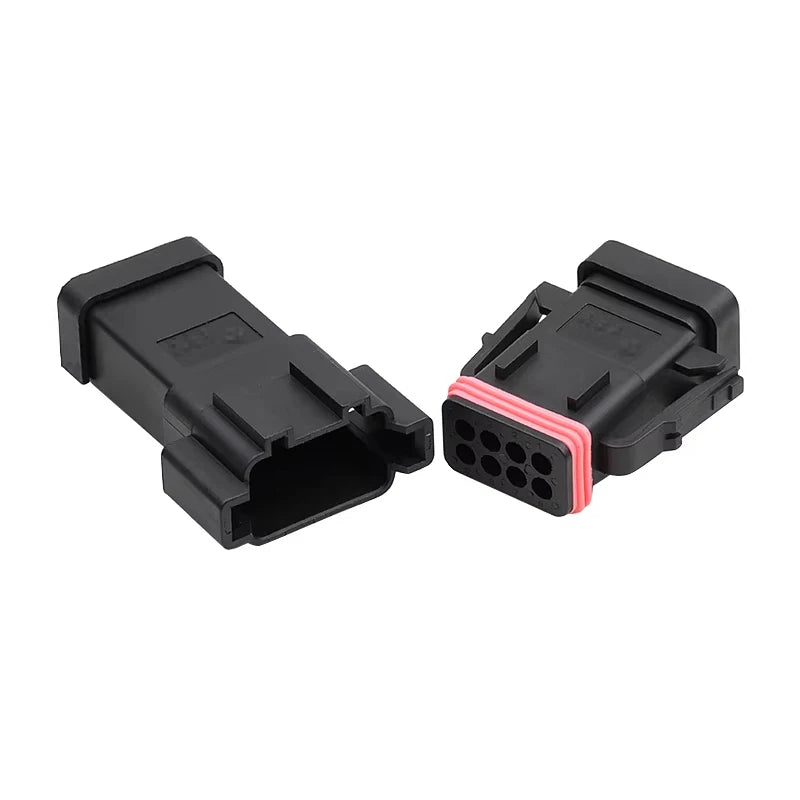 132015-0130 male and female 132015-0134 automotive waterproof connector ITT type 8-hole plug with terminal