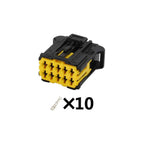 Auto 10 PIN 1.5mm Unsealed Male Female Connectors With Terminals 98823-1011 98816-1011 For Chevrolet Peugeot 206