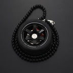 Car Wheel Shock Absorber Ornament Car Interior Rearview Mirror Pendant Car Pendant Hanging, Halloween, Christmas Gift Amagi