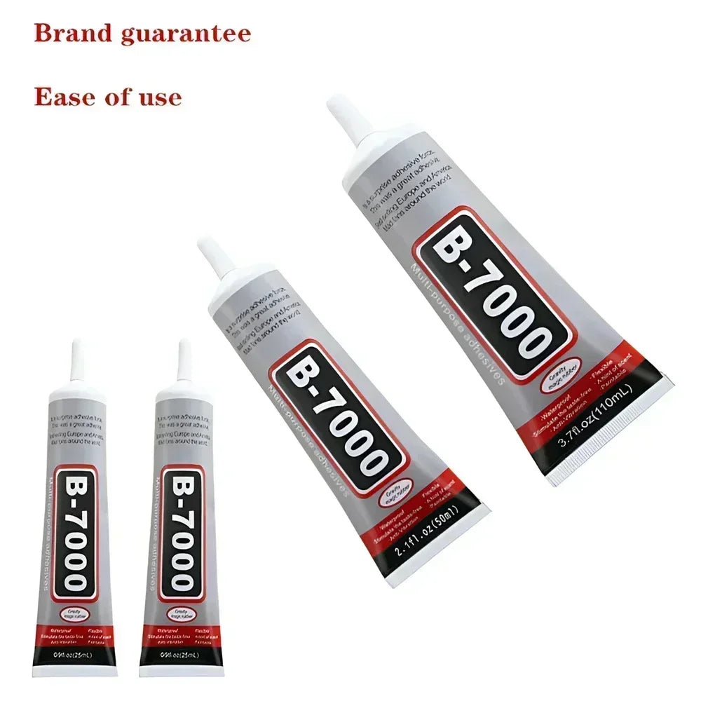 B-7000 Adhesive Jewelry Glue Craft/Repair Mobile Phone Touch Screen Epoxy Resin Rhinestone Craft Liquid with Precision Tip Amagi