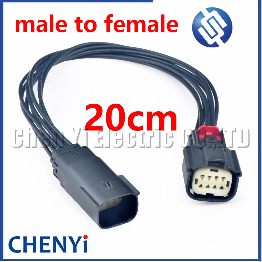 8 Pin 33472-0801 Auto Electrical Headlight Light Socket Car Engine Cable Plug For Ford BUICK Chevrolet With wiring harness