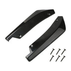 Universal Car Front Rear Bumper Strip Lip Spoiler Diffuser Splitter Scratch Protector Extension Carbon Fiber Winglets Side Skirt