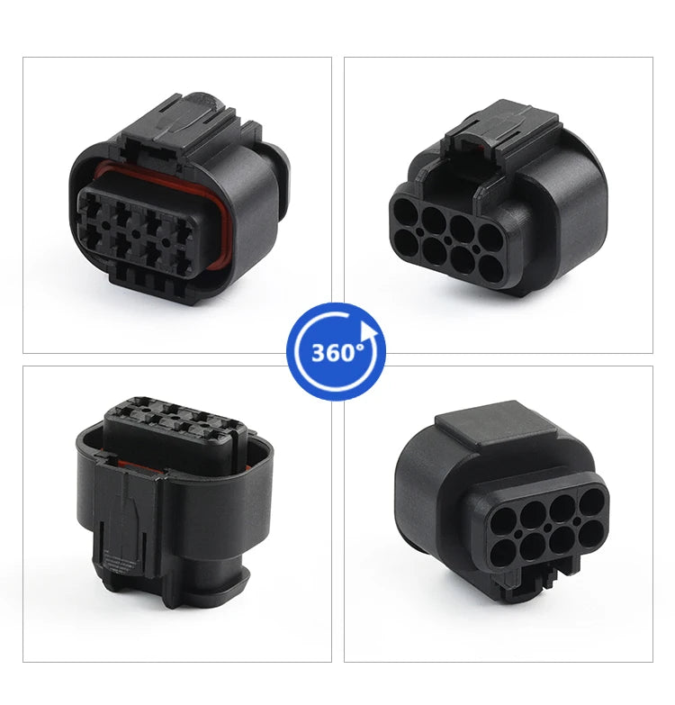 The plug housing with terminal 2109441-2 is suitable for the PTC water heater assembly of BYD air conditioning pump for new ener