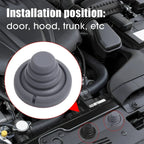 Car Door Anti-Collision Silicone Pads Sound Insulation Gasket Auto Soundproof Shockproof Sealing Rubber Pad Door Edge Sticker