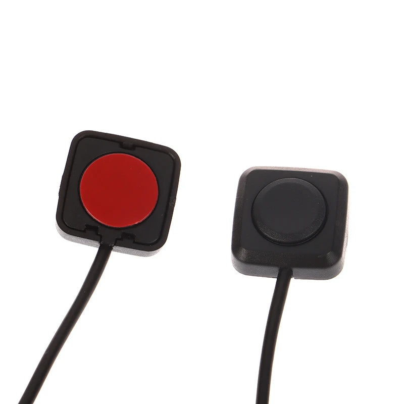 1Pc Momentary Push Button On Off Switch Black Plastic 12V 24V Car Alarm Button DIY Flashlight Surface Mount Mini Button Switch