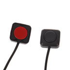 1Pc Momentary Push Button On Off Switch Black Plastic 12V 24V Car Alarm Button DIY Flashlight Surface Mount Mini Button Switch