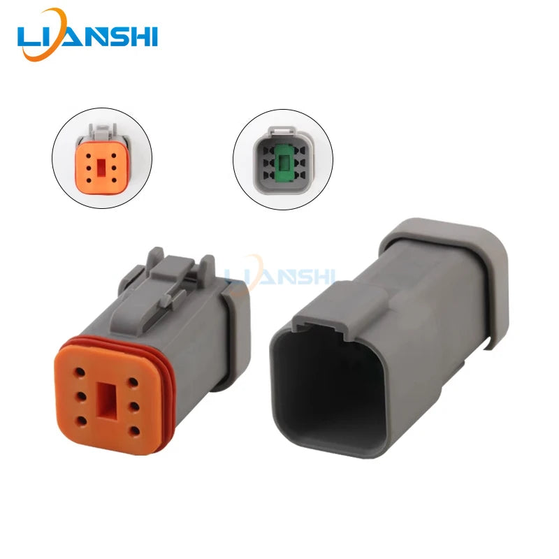DT04-6P-E005 DT06-6S-E005 Deutsch connector for LED spot light day running light excavator wire harness plug