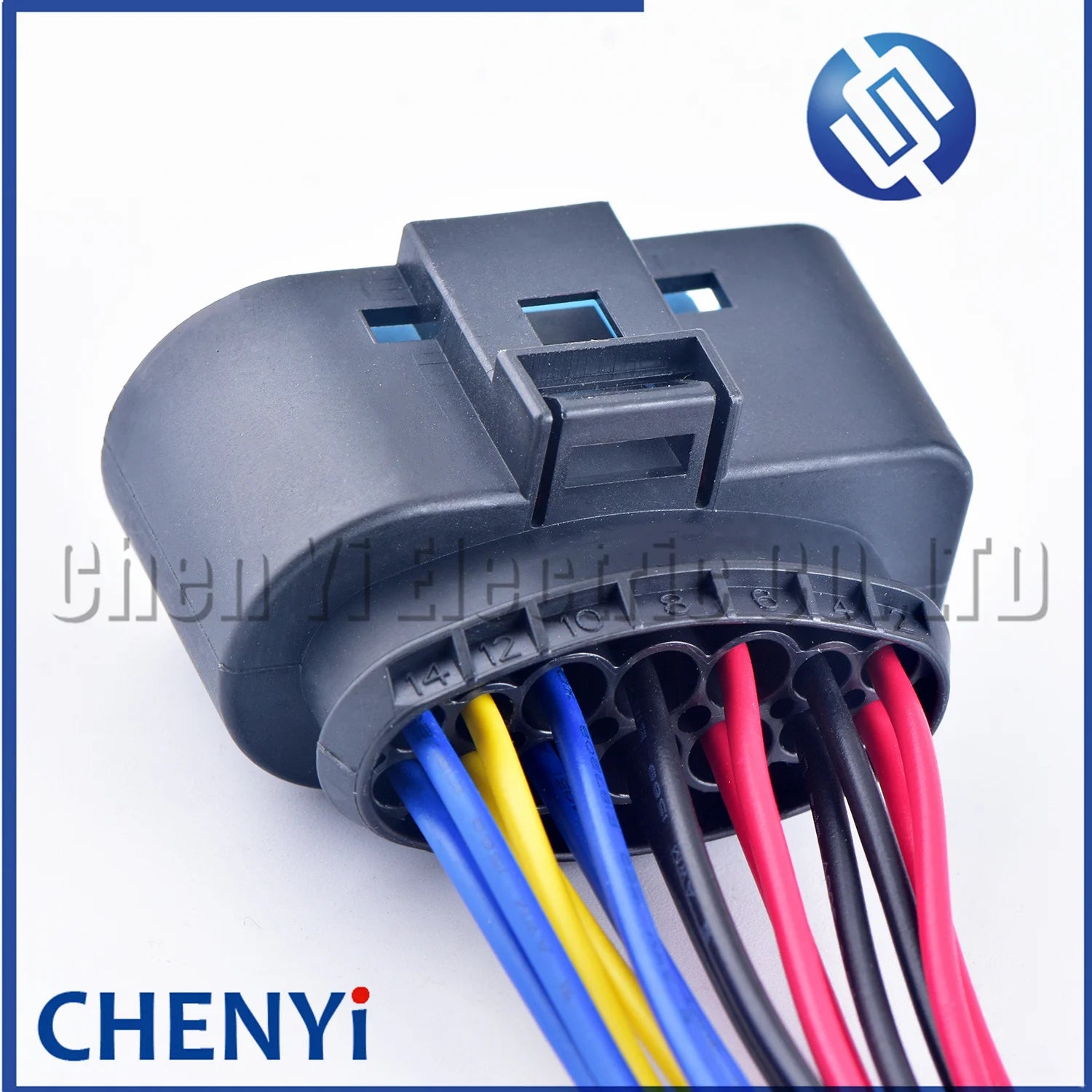 14 Pin/Way Car Headlight Connector Lamp Plug With Wire Harness Cable 1719104 1719105 1719105-2 For Ford Focus Mk3 max left H7