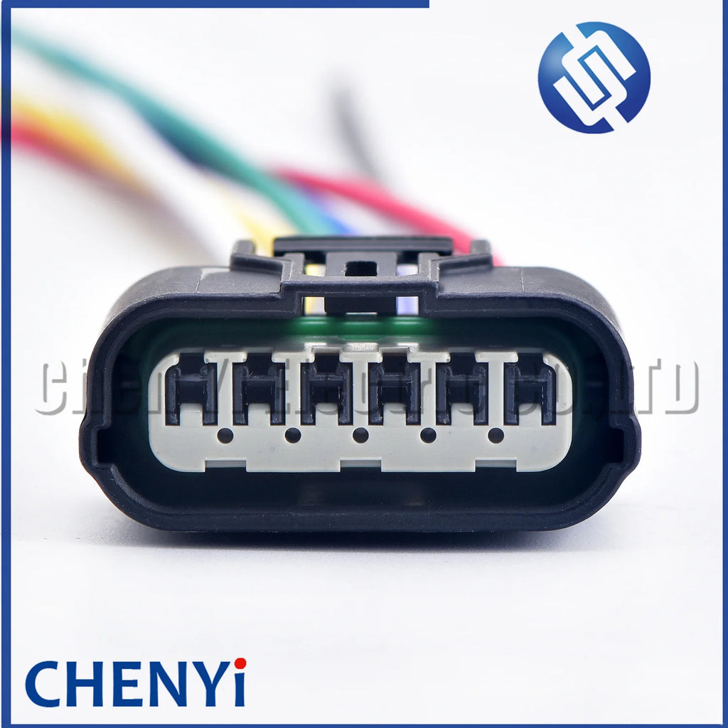 1 Pcs 6 Pin Automotive waterproof connector wire Harness plug 1.2 female LED driver headlight plug 6188-0658 6189-1012 For Honda