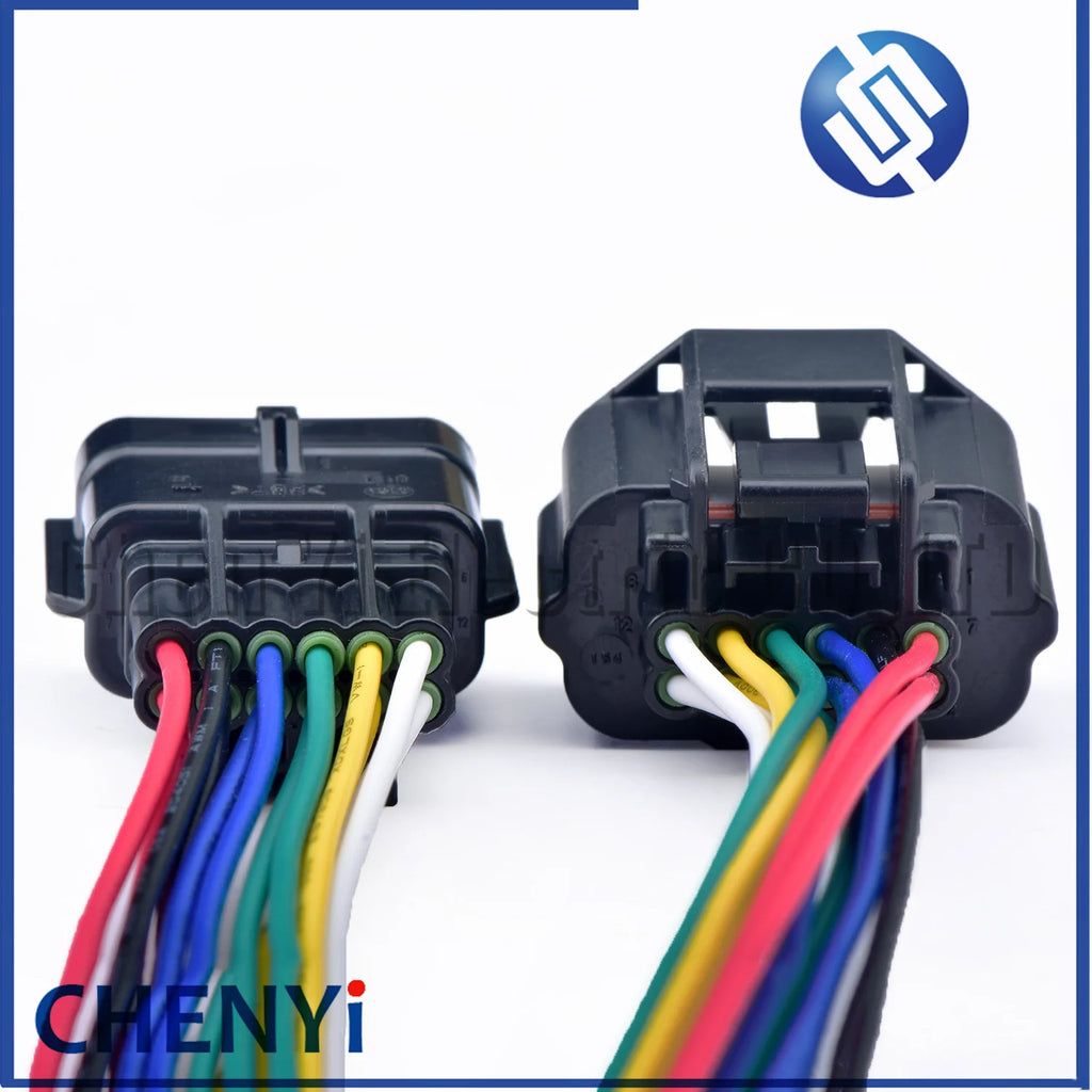 12 Pin Auto Waterproof connector Front bumper Reverse radar sensor plug 7282-8854-30 7283-8854-30 For Nissan Infiniti Land Rover