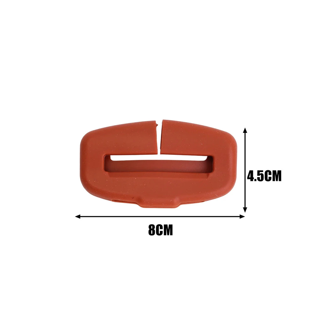 4types Silicone Anti-Collision Case Seat Belt Buckle Protector Soft Silicone Protection Anti Scratch Seat Belt Buckle Accessory