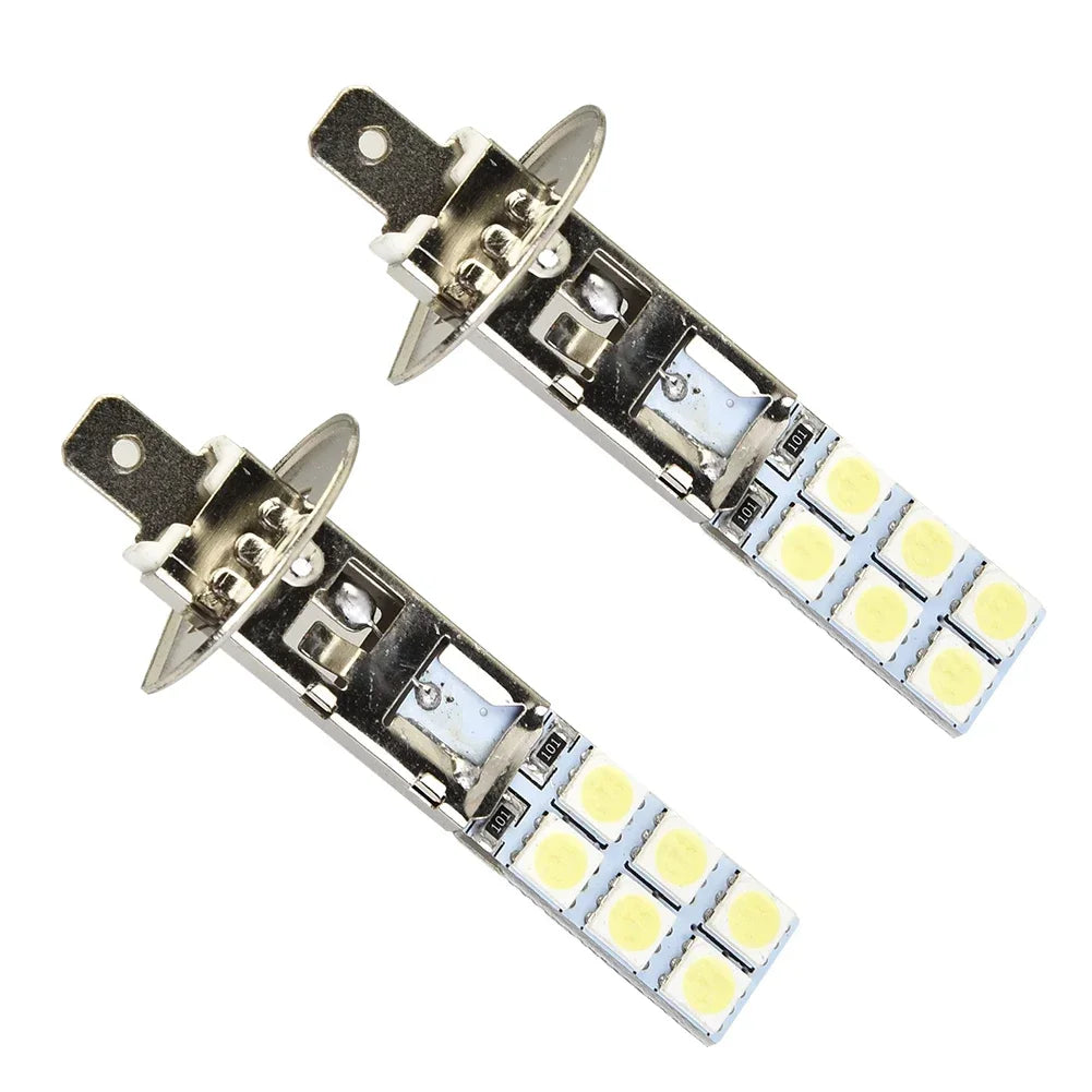Upgrade 2PC NEW H1 6000K Super White 55W LED Headlight Bulbs Kit Fog Driving Light Voiture Wholesale Quick Delivery CSV Amagi