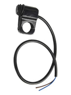 Motorcycle Handlebar Headlight ON/OFF Switch Black/Silver Aluminum Alloy 2-Wire Waterproof Second Gear Switch Motorcycle Parts