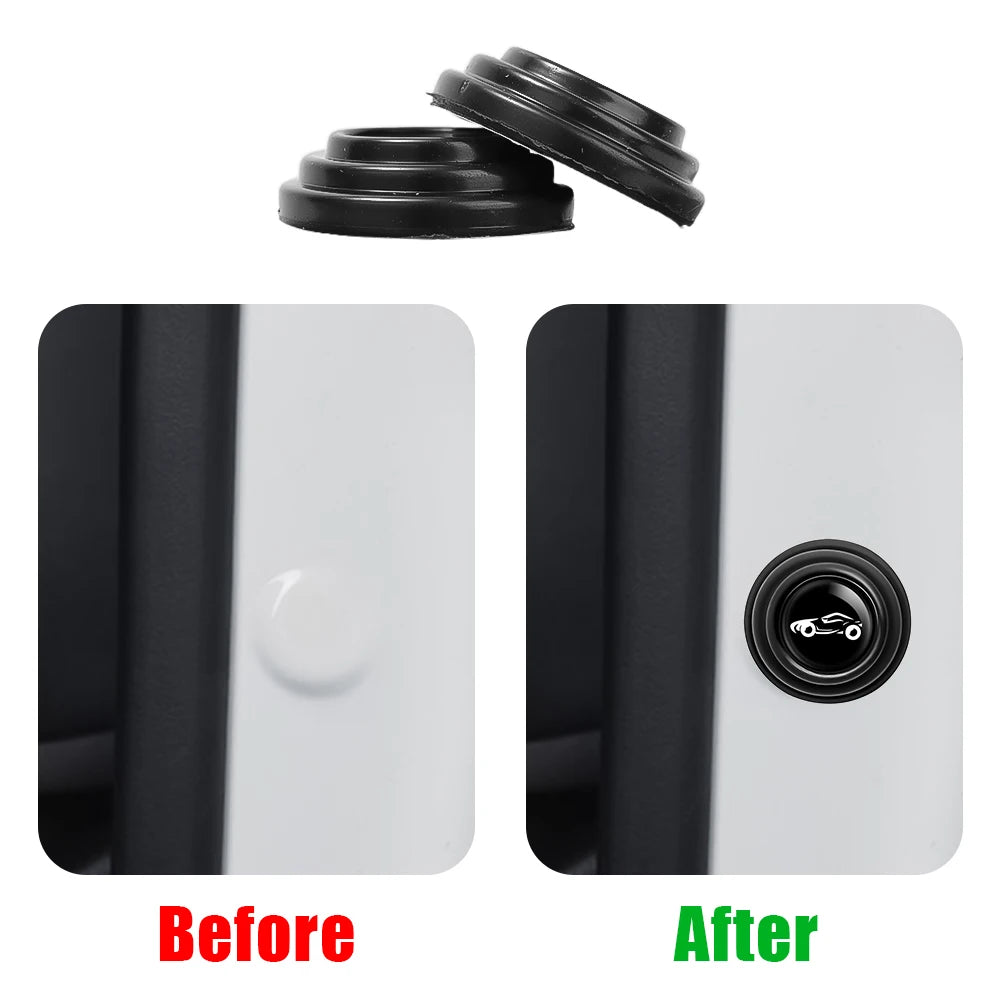 50/1PCS Car Door Shock Absorber Silicone Pads Universal Anti Shock Pad Car Door Protector Stickers Anti Collision Gasket Buffer
