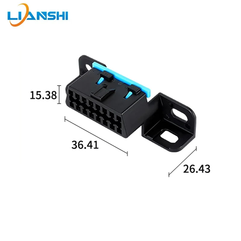 16-hole Delphi automotive connector DJ7161F-1.5-21 OBD diagnostic socket plug 12110250