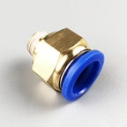 5PCS PC Pneumatic Quick Connector - 4-12mm Push In Fitting for 1/8" 1/4" 3/8" 1/2" BSPT Thread Air Hose & Tube,Industrial Use