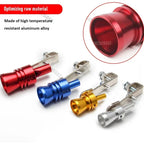 Aluminium Alloy Turbo Sound Tail Throat Exhaust Pipe Whistle Car Modified Part TC XL Muffler Whistle Exhaust Pipe Whistle Amagi