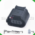 3 Pin Automotive connector Camshaft knock fuel Air Conditioner pressure sensor plug 8E0...
