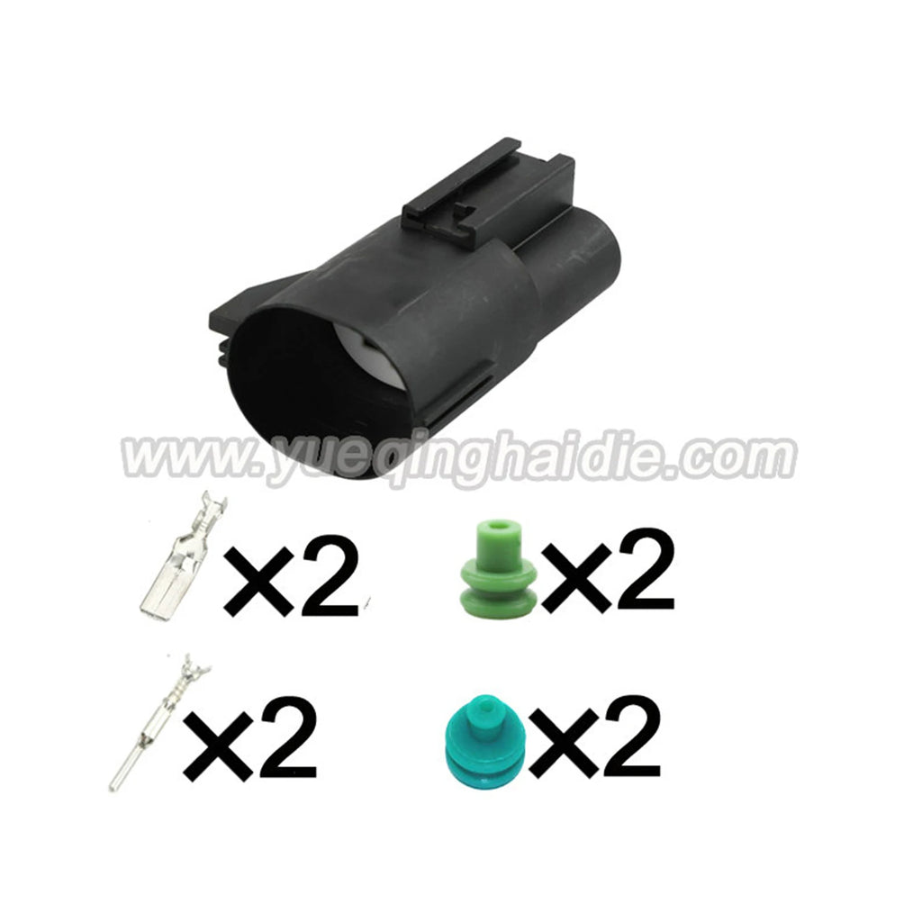 4 Pin Connector Waterproof 1.5mm 9.5mm Male Female Connector Automotive Koelventilator Stekker 7282-8598-30 7283-8598-30