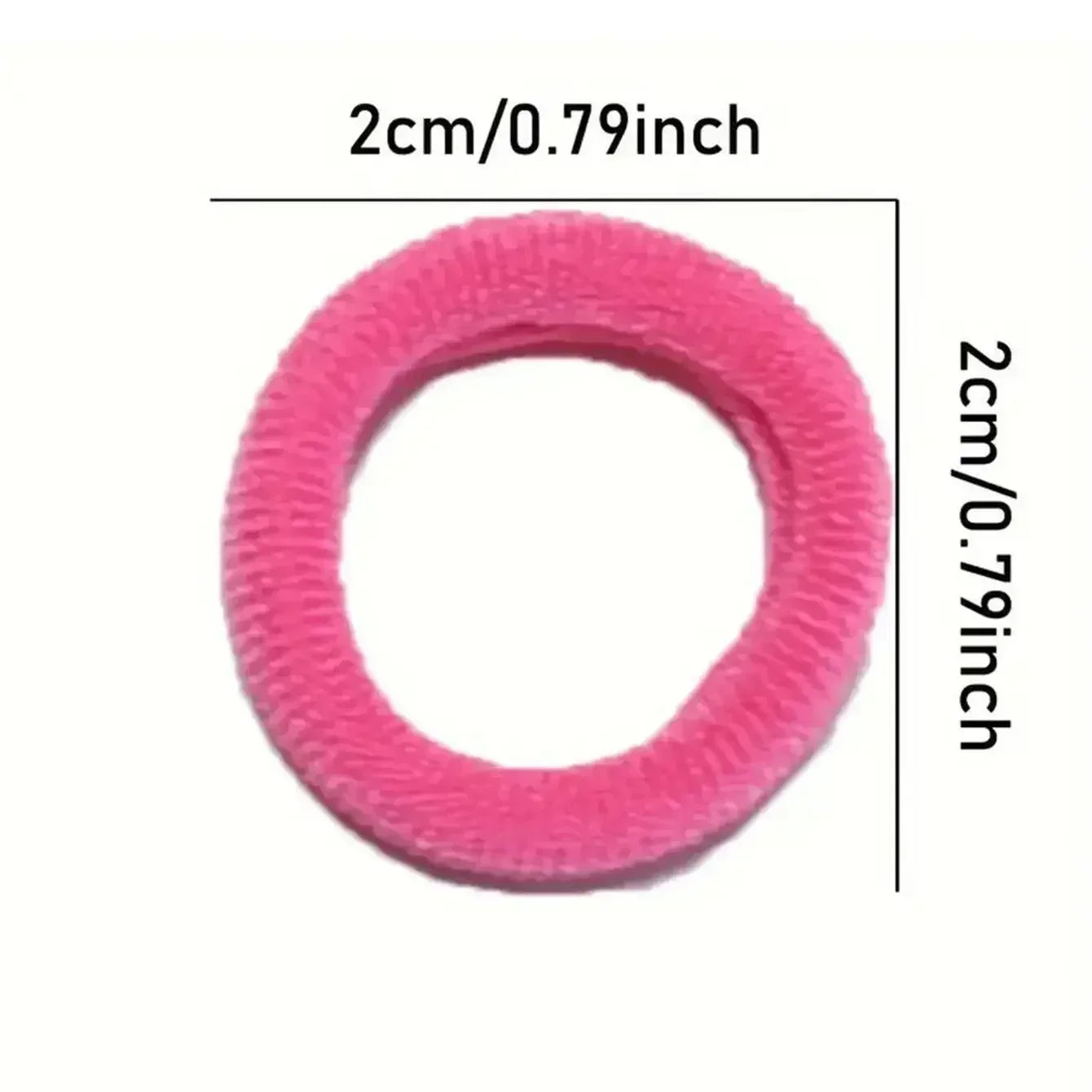 100/300PCS Colorful Basic Nylon Ealstic Hair Ties for Girls Children Ponytail Hold Scrunchie Rubber Band Kids Basic Hair Amagi