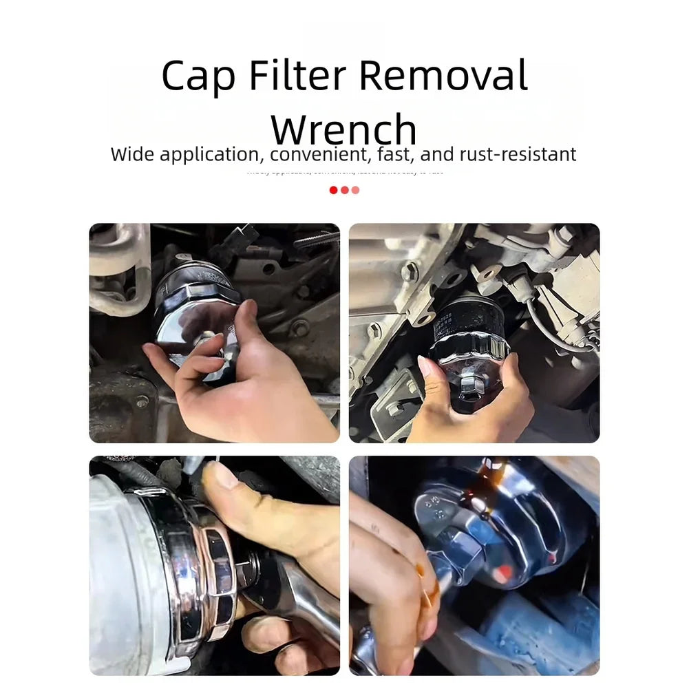 1 Pc Wrench Auto  Tool End Cap Oil Filter Wrench Cap Auto  Hand Tools Remover Tool  Replacement Car Accessories