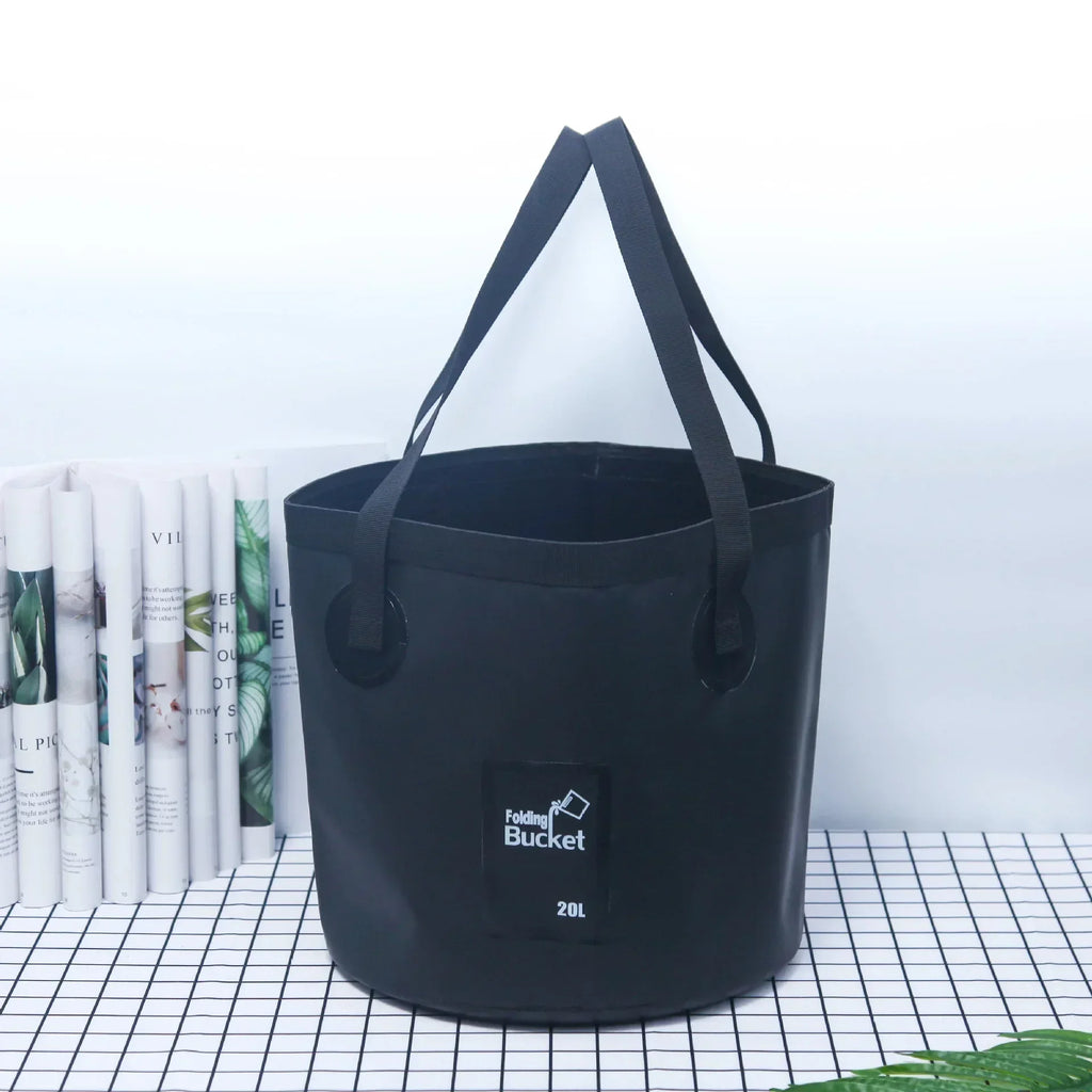 12/20l Portable Foldable Water Bucket Fishing Bucket Folding Water Container For Travelling Camping Hiking Fishing Washing Amagi