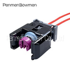 1 Set 2 Pin Auto 13816706 Diesel Common Rail Engine Injector Nozzle Electrical Cable Connectors Wire Harness Plug For Buick