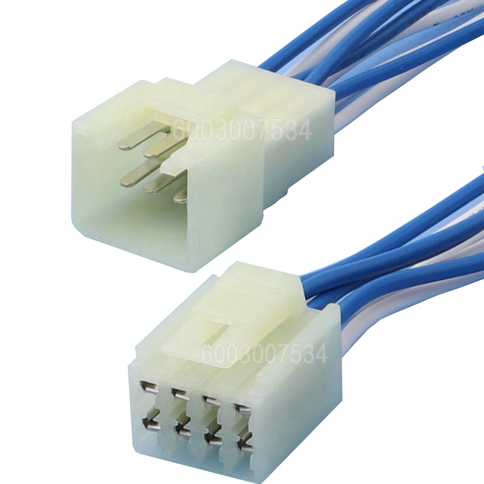 8 Pin Connector Unsealed 2.3mm Male Female Connector Cable Motorcycle Electrical Harnesses Wiring Harness 6090-1051 6090-1021