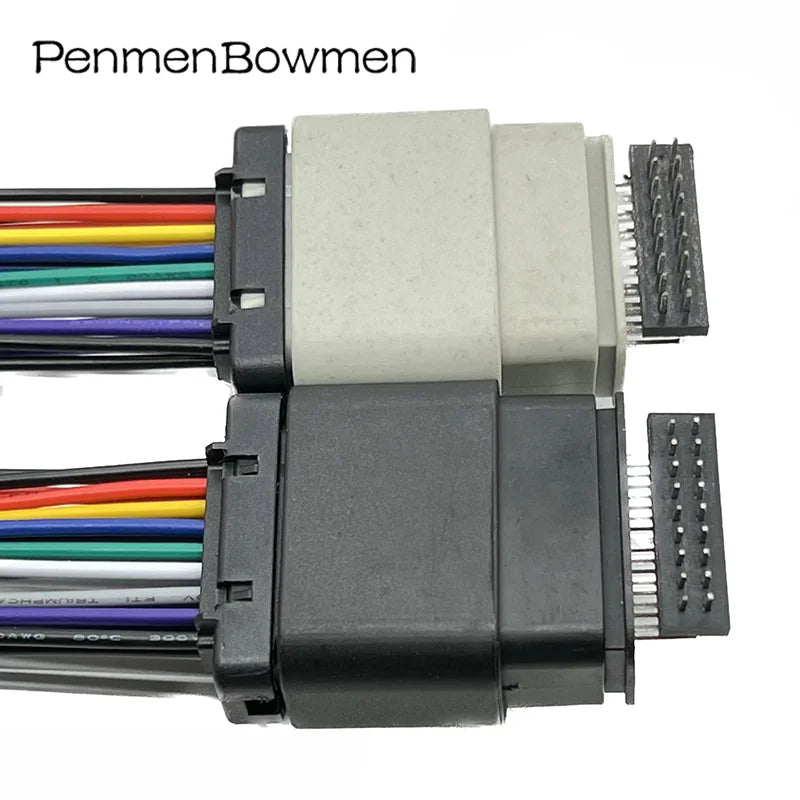 1 Set 18 Pin 2203663-6 Car ECU Air Flow Meter ACC Electrical Cable Connectors Wire Harness Plug For Ford 1488533-6 1488533-5