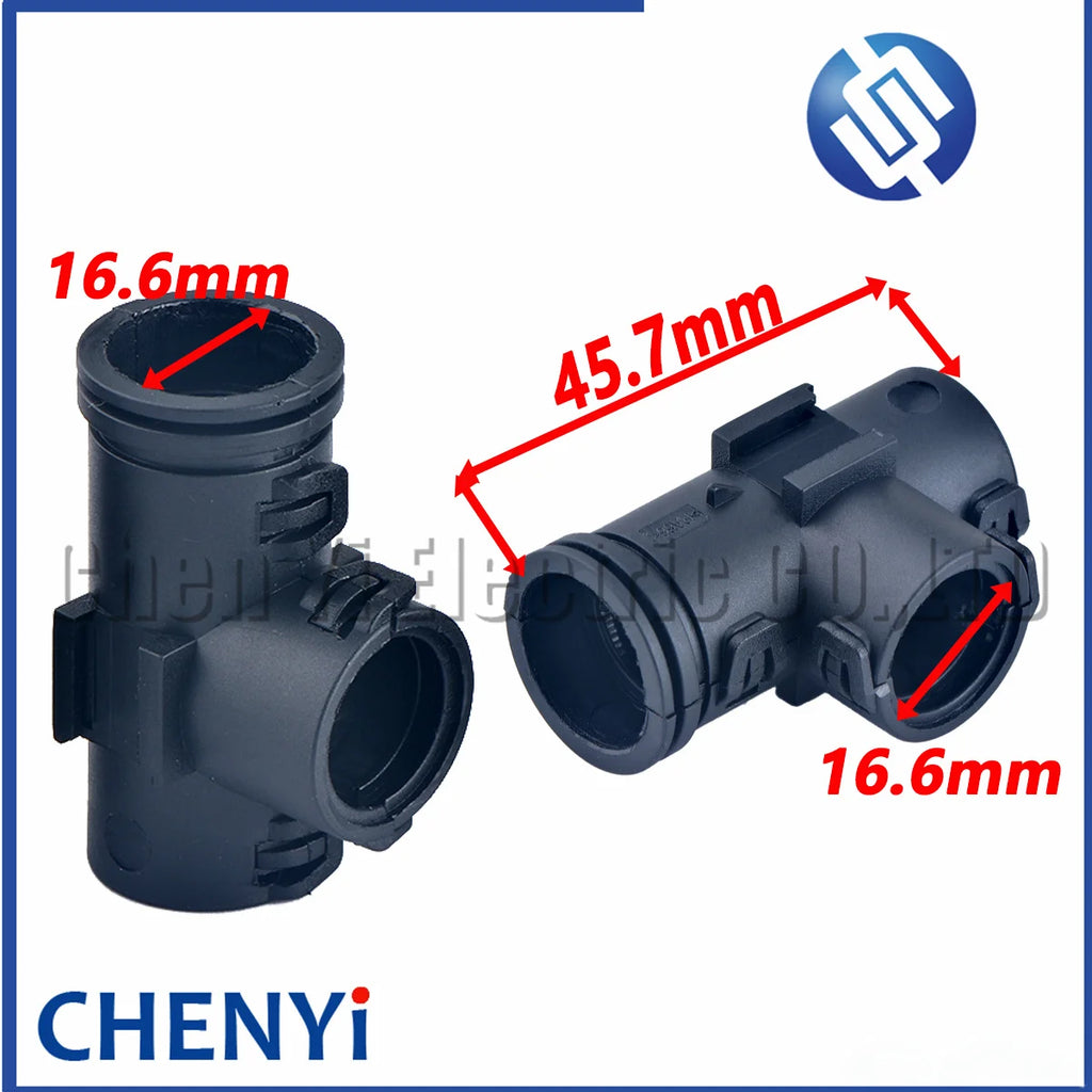 Auto waterproof wire harness connector bellows buckle manifolds T-tee ailpin Corrugated pipe clamp clasp cover 9806136 9806105