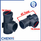 Auto waterproof wire harness connector bellows buckle manifolds T-tee ailpin Corrugated pipe clamp clasp cover 9806136 9806105