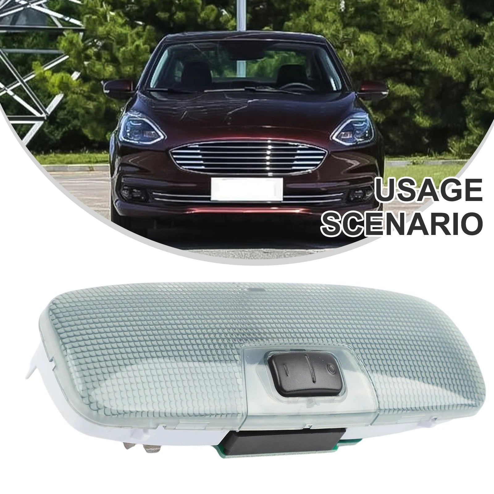 Car Roof Reading Light Interior Dome LED Reading Lamp For Ford Focus 8A6A13776AB 8A6A13776CA Roof LED Lamp