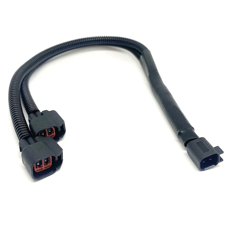 Applicable to Ford Chevrolet Maxus V80 Cadillac modified dual snail-shaped speaker 1-inch 2-plug wiring harness