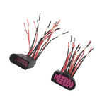 Compatible with Ford Mondeo Focus Fiesta car headlight plug, headlight assembly wiring harness plug accessory