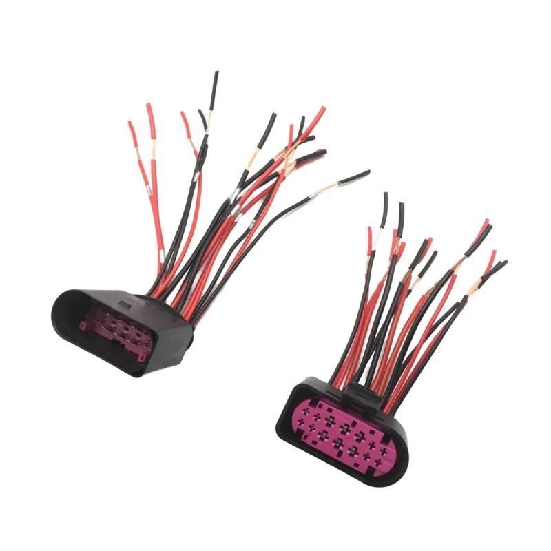 Compatible with Ford Mondeo Focus Fiesta car headlight plug, headlight assembly wiring harness plug accessory